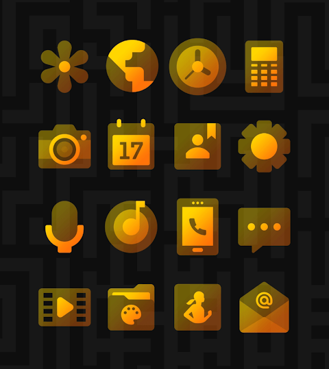 Himawari Yellow – Icon Pack screenshot