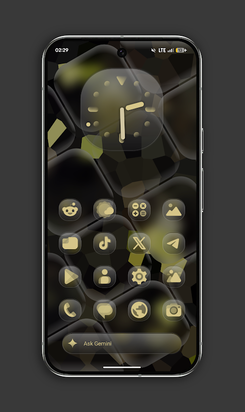 Glassy MaterialYou Icons screenshot