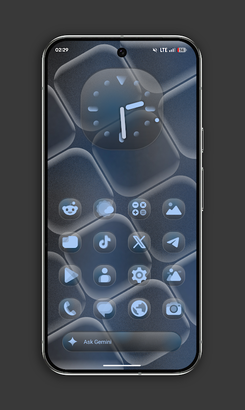 Glassy MaterialYou Icons screenshot