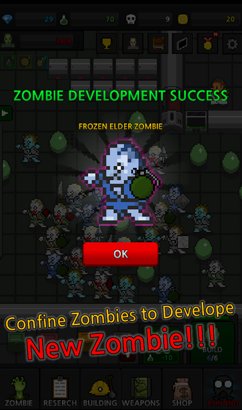 Grow Zombie VIP : Merge Zombie screenshot