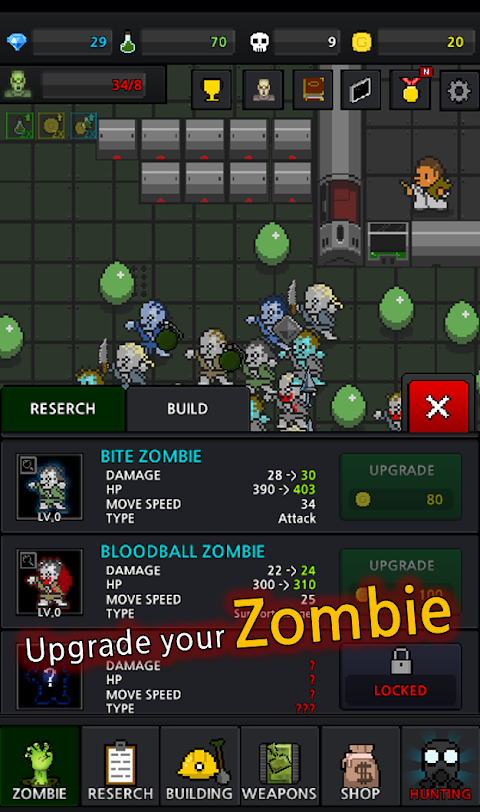 Grow Zombie VIP : Merge Zombie screenshot