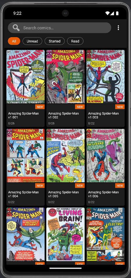 BAM! Comic Reader screenshot