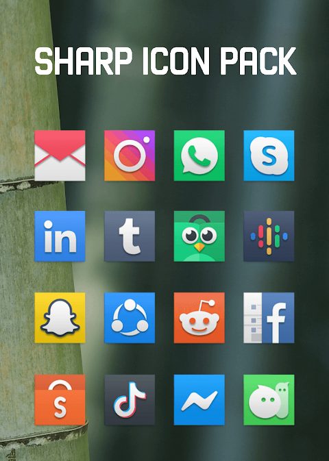 Sharp – Square Icon Pack screenshot