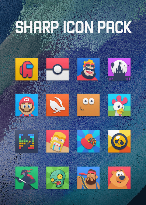 Sharp – Square Icon Pack screenshot