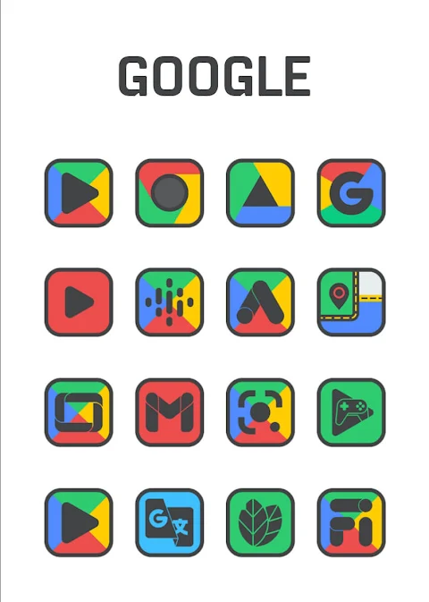 Square Dark – Icon Pack screenshot