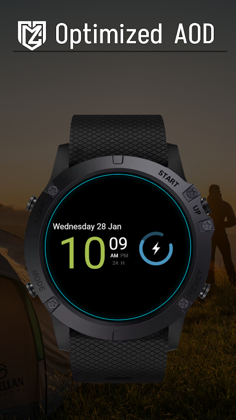 TMZ Tactical HUD Watch Face screenshot