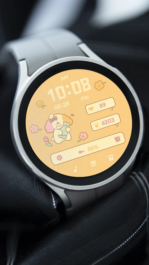 ZKin Watch Face Candy Puppy screenshot