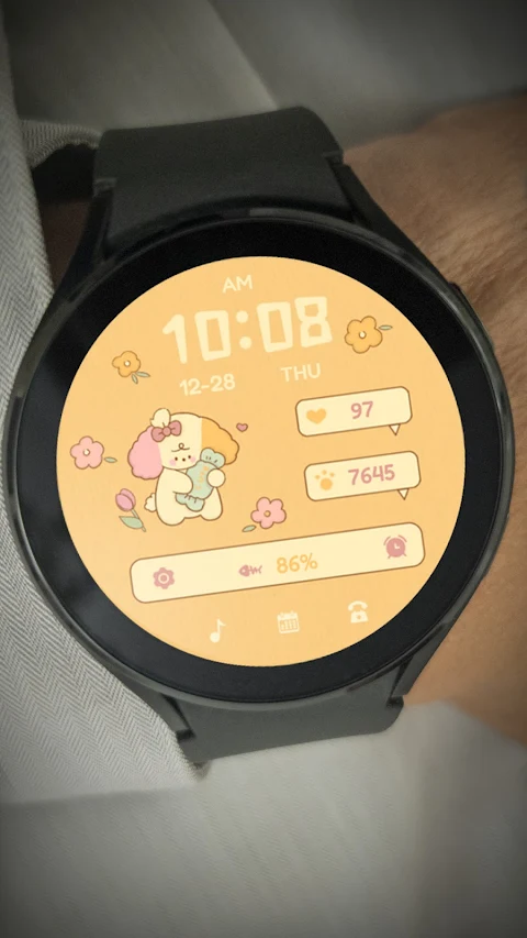 ZKin Watch Face Candy Puppy screenshot
