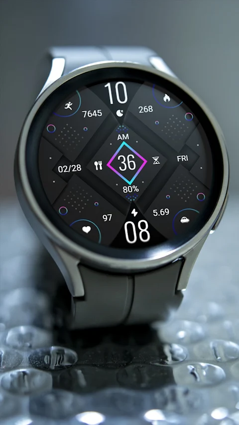 ZKin Watch Gray Diamond Shape screenshot