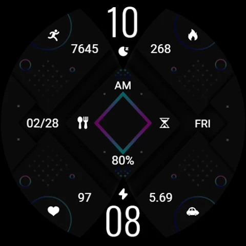 ZKin Watch Gray Diamond Shape screenshot