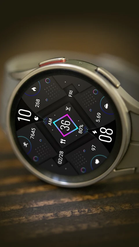ZKin Watch Gray Diamond Shape screenshot