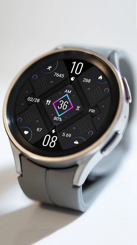 ZKin Watch Gray Diamond Shape screenshot