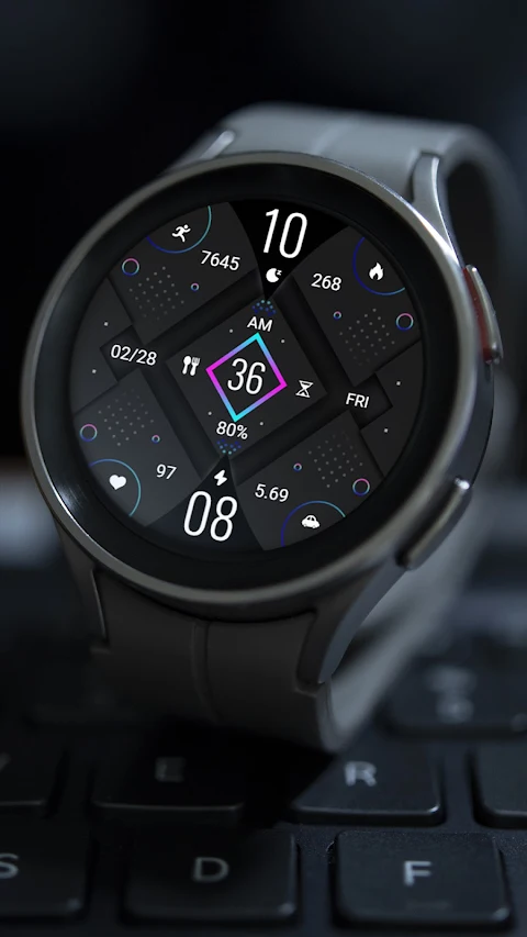 ZKin Watch Gray Diamond Shape screenshot
