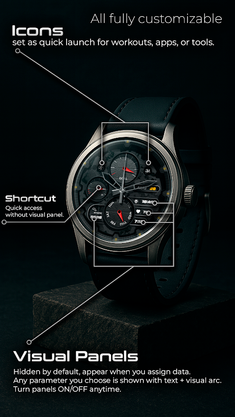 SXZ Phantom Edge Watch Face screenshot