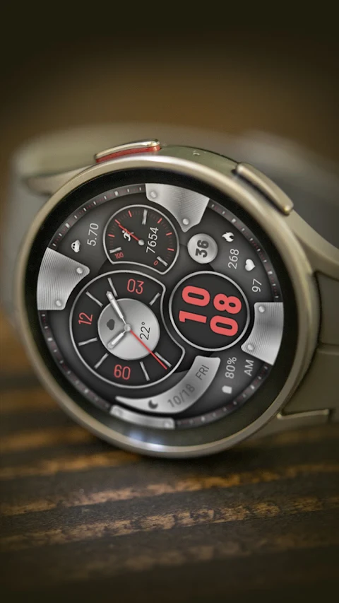Silver Surround ZKin Watch screenshot