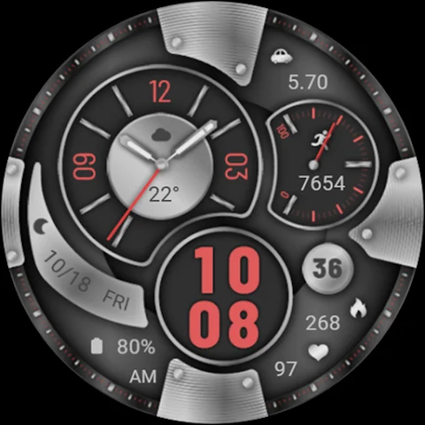 Silver Surround ZKin Watch screenshot