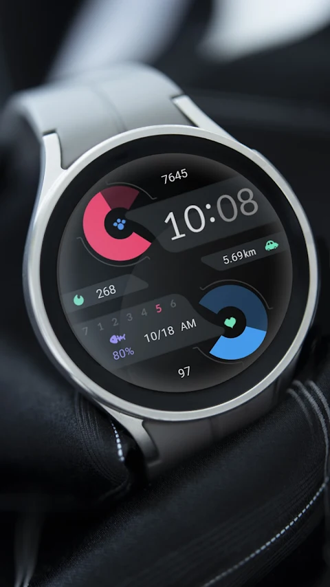 Strange Gradient For Wear OS screenshot