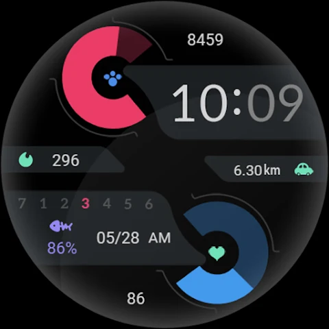 Strange Gradient For Wear OS screenshot