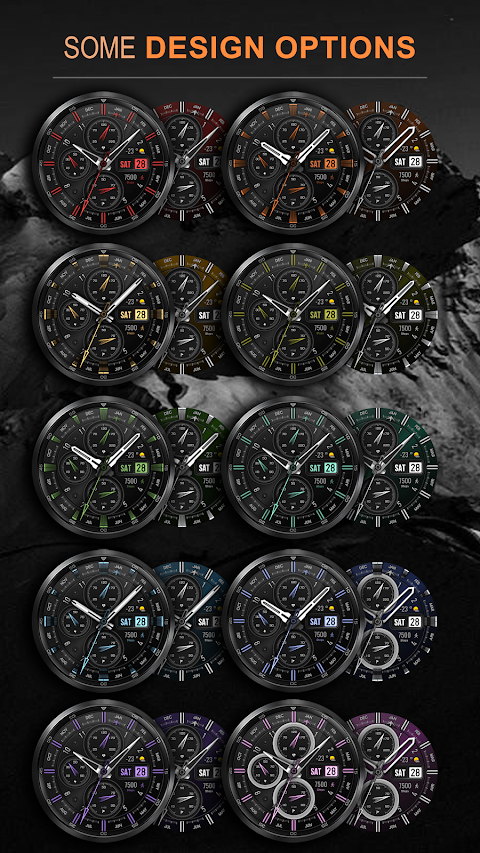 WFP 308 Business watch face screenshot
