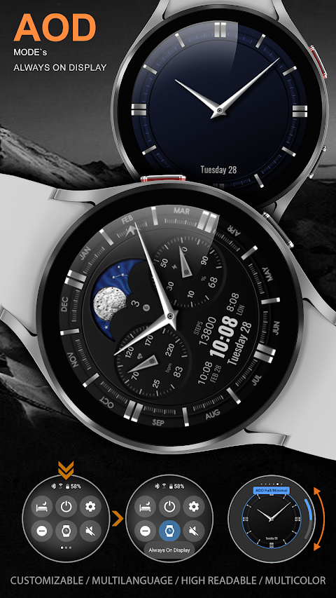 WFP 309 Elegant watch face screenshot
