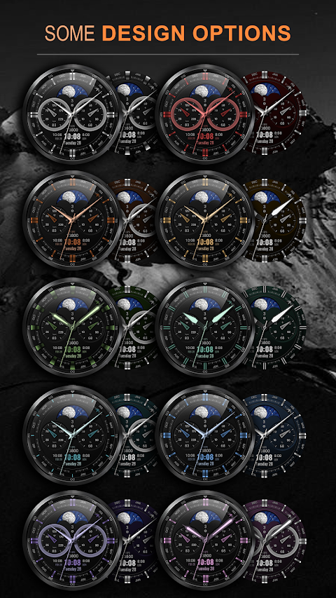 WFP 309 Elegant watch face screenshot