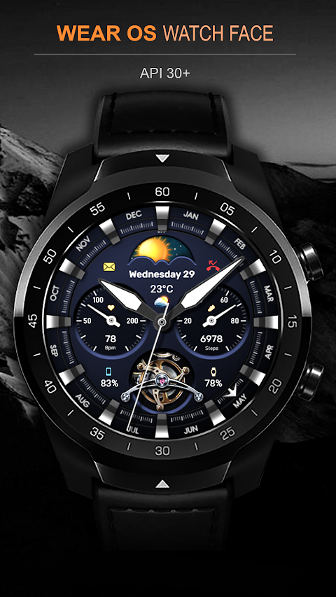 WFP 334 Business watch face screenshot
