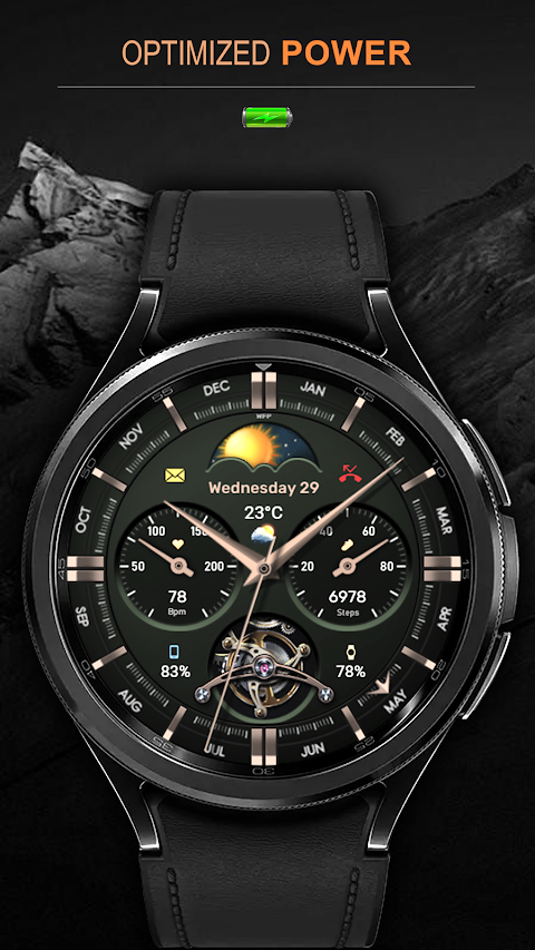WFP 334 Business watch face screenshot