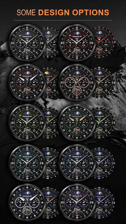 WFP 334 Business watch face screenshot