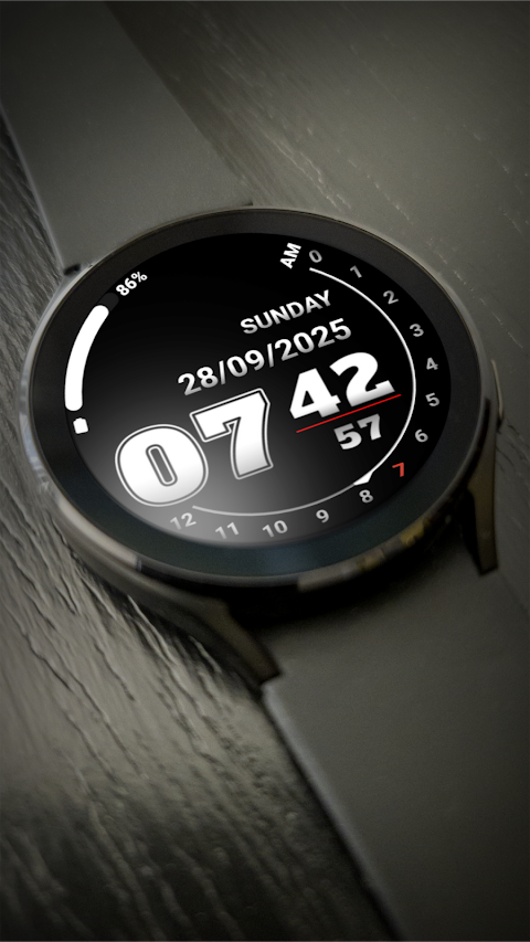 Analog clock touch screenshot