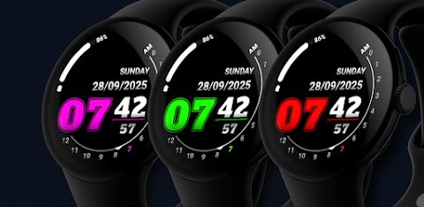 Analog clock touch screenshot
