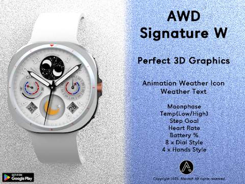 AWD SIGNATURE W watchface screenshot