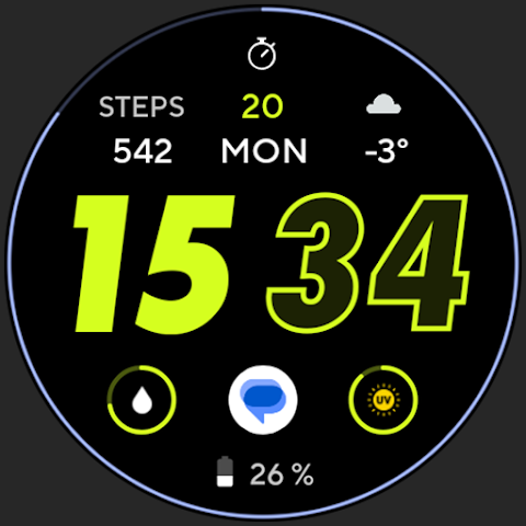 RUN 3: Watch Face screenshot