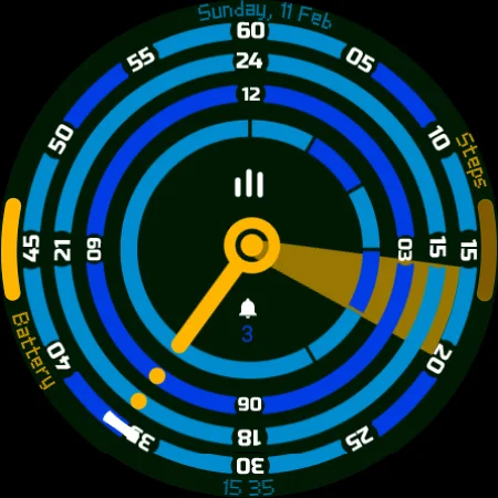 Bullseye Watch Face screenshot