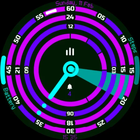 Bullseye Watch Face screenshot