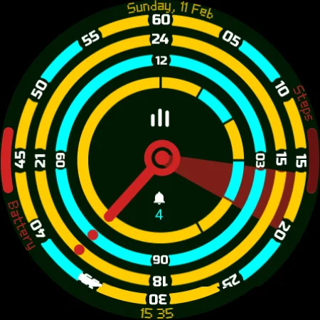 Bullseye Watch Face screenshot