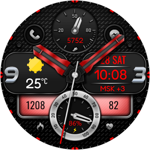 Chronotech Hybrid Watch Face screenshot