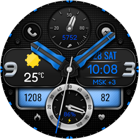 Chronotech Hybrid Watch Face screenshot