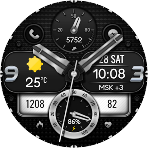 Chronotech Hybrid Watch Face screenshot