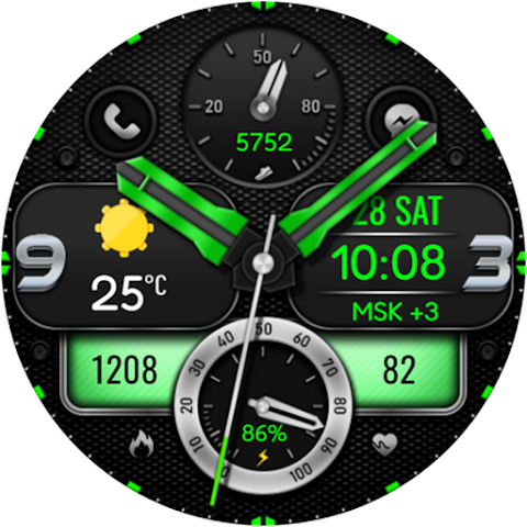 Chronotech Hybrid Watch Face screenshot