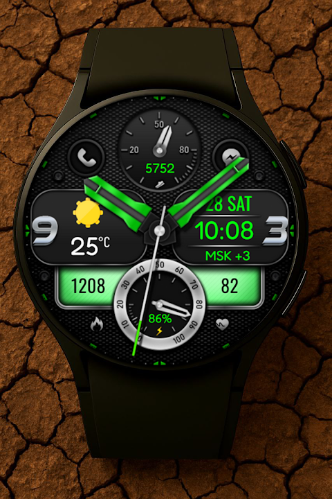Chronotech Hybrid Watch Face screenshot