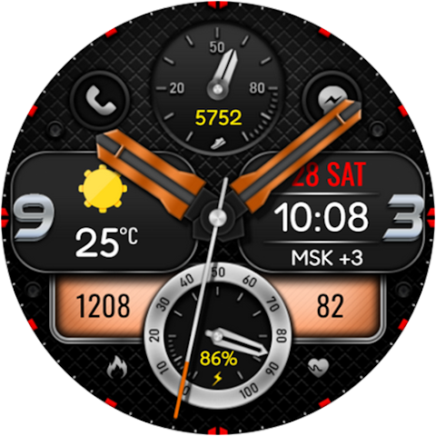 Chronotech Hybrid Watch Face screenshot