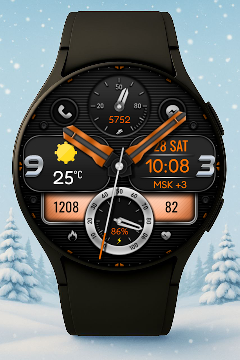 Chronotech Hybrid Watch Face screenshot