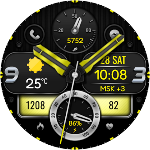 Chronotech Hybrid Watch Face screenshot