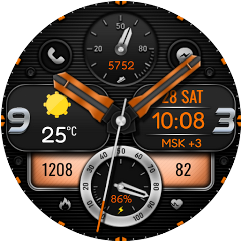 Chronotech Hybrid Watch Face screenshot