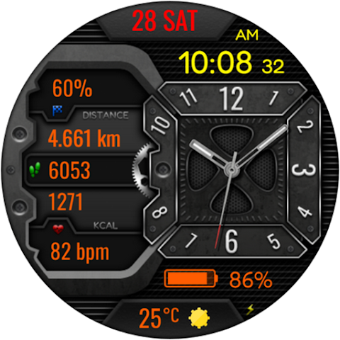 Chronocore Hybrid Watch Face screenshot