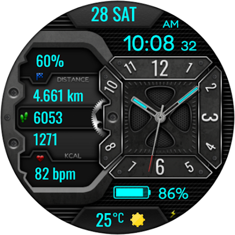 Chronocore Hybrid Watch Face screenshot