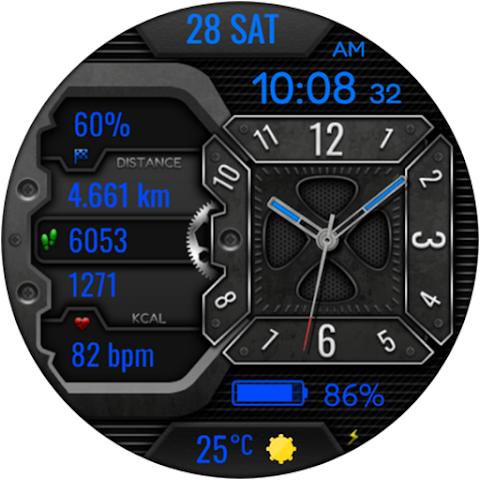 Chronocore Hybrid Watch Face screenshot