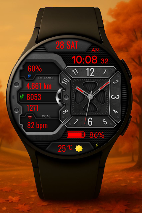 Chronocore Hybrid Watch Face screenshot
