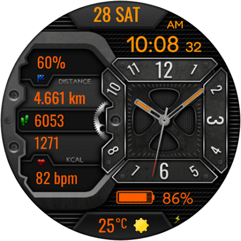 Chronocore Hybrid Watch Face screenshot
