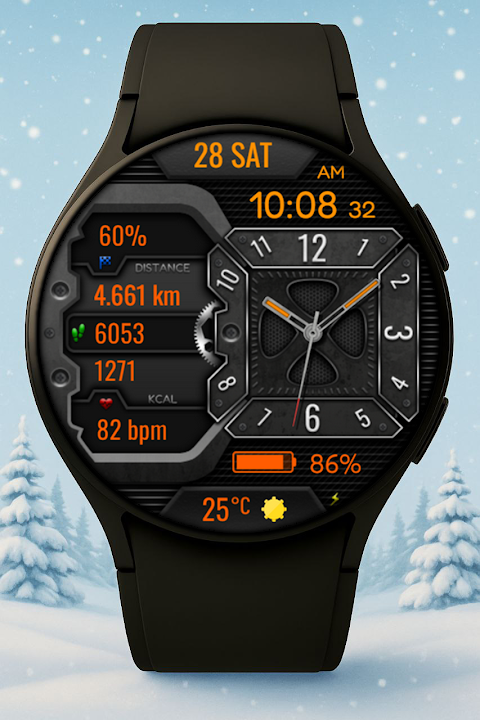 Chronocore Hybrid Watch Face screenshot